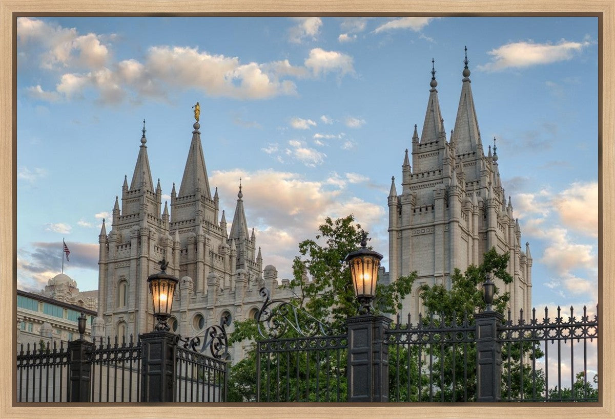 Salt Lake City Temple Welcome to the Temple Gallery Wrap