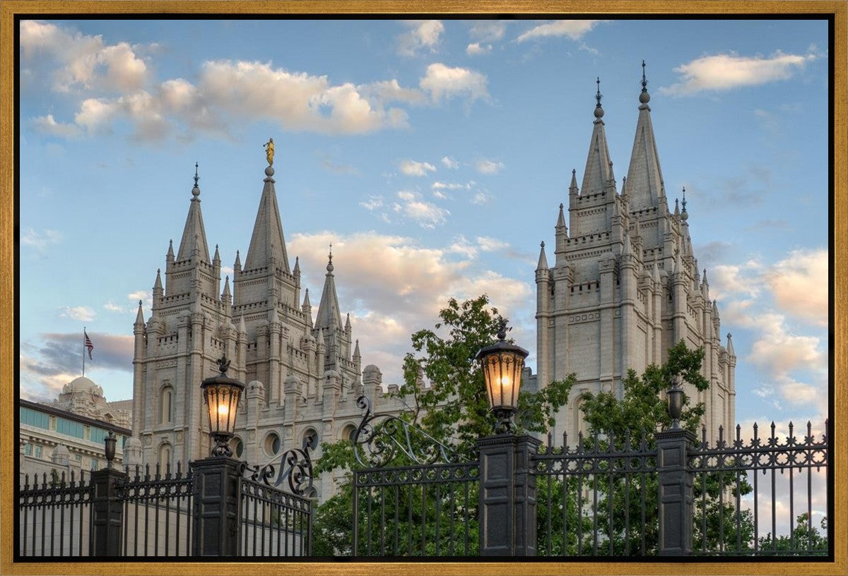 Salt Lake City Temple Welcome to the Temple Gallery Wrap