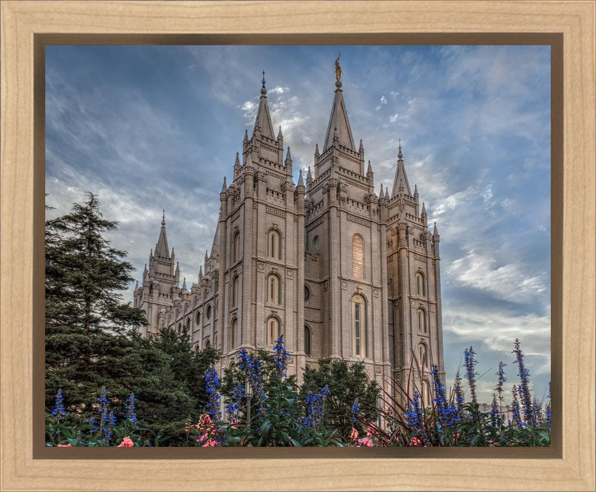 Salt Lake City Utah Temple House of Holiness Gallery Wrap