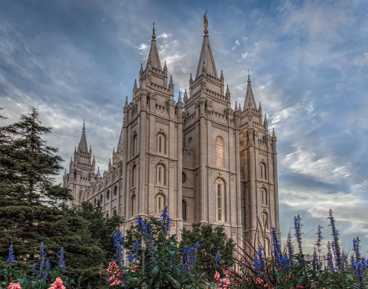 Salt Lake City Utah Temple House of Holiness Gallery Wrap