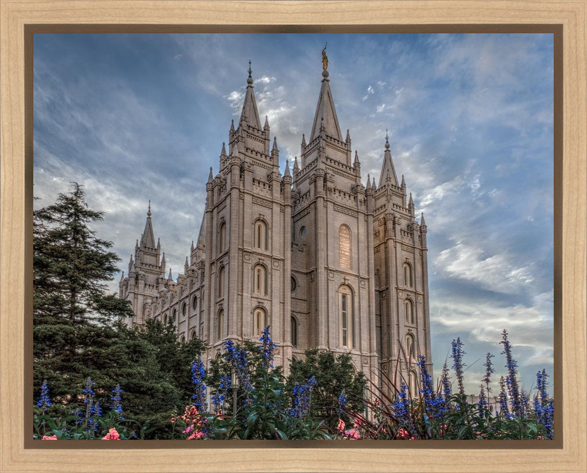 Salt Lake City Utah Temple House of Holiness Gallery Wrap