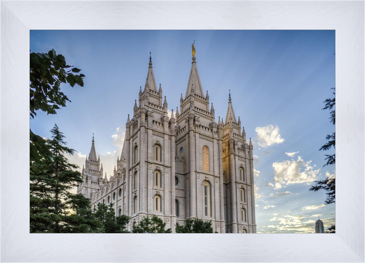 Salt Lake City Utah Temple Rays of Light