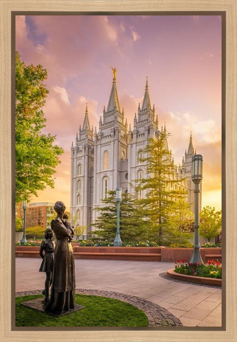 Salt Lake Maternal Reflection Gallery Wrap