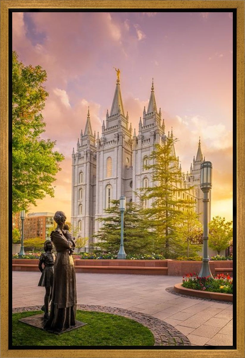 Salt Lake Maternal Reflection Gallery Wrap