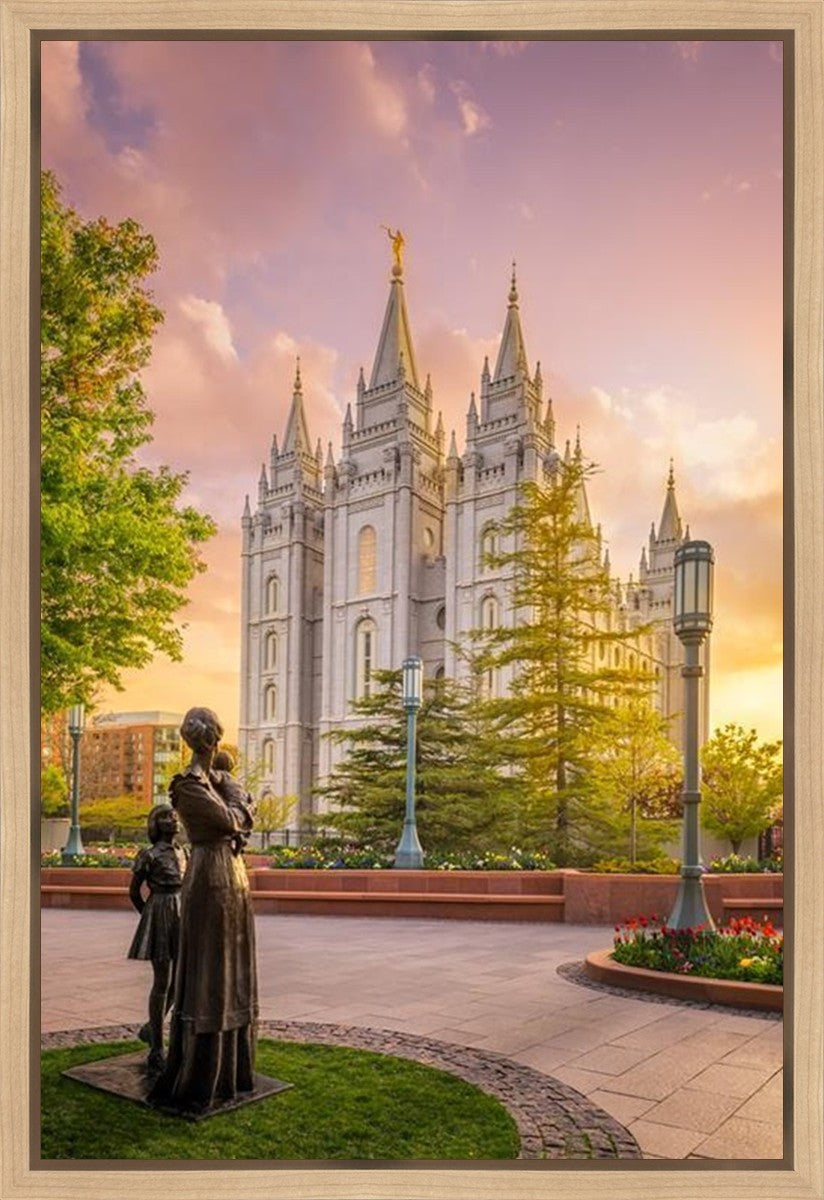 Salt Lake Maternal Reflection Gallery Wrap