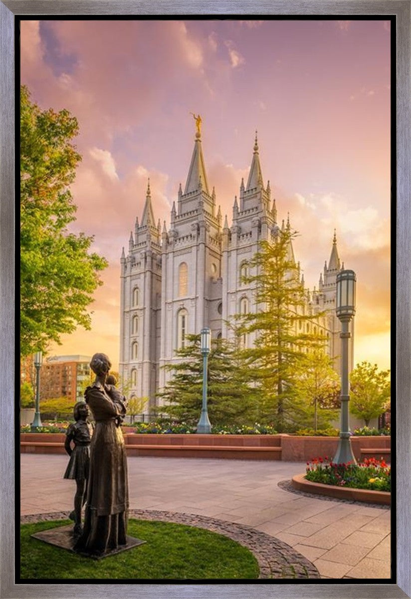 Salt Lake Maternal Reflection Gallery Wrap