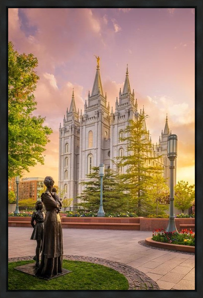 Salt Lake Maternal Reflection Gallery Wrap