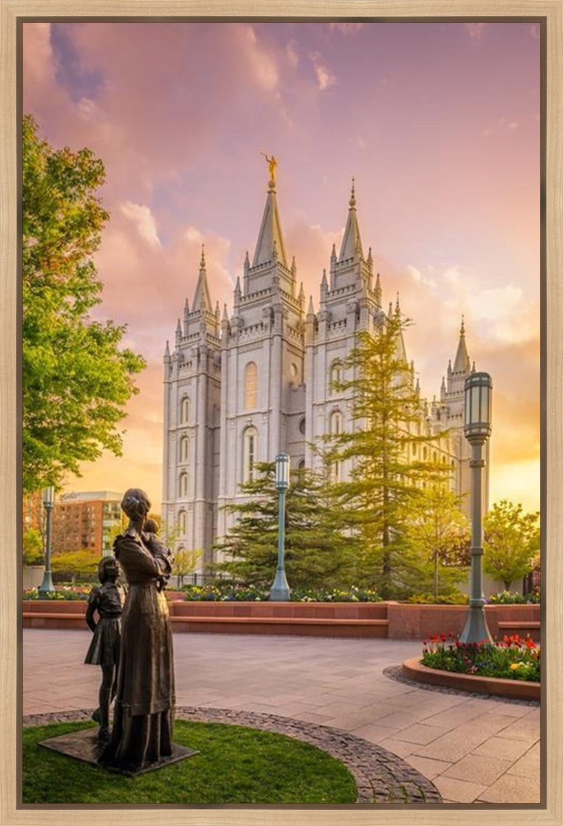 Salt Lake Maternal Reflection Gallery Wrap