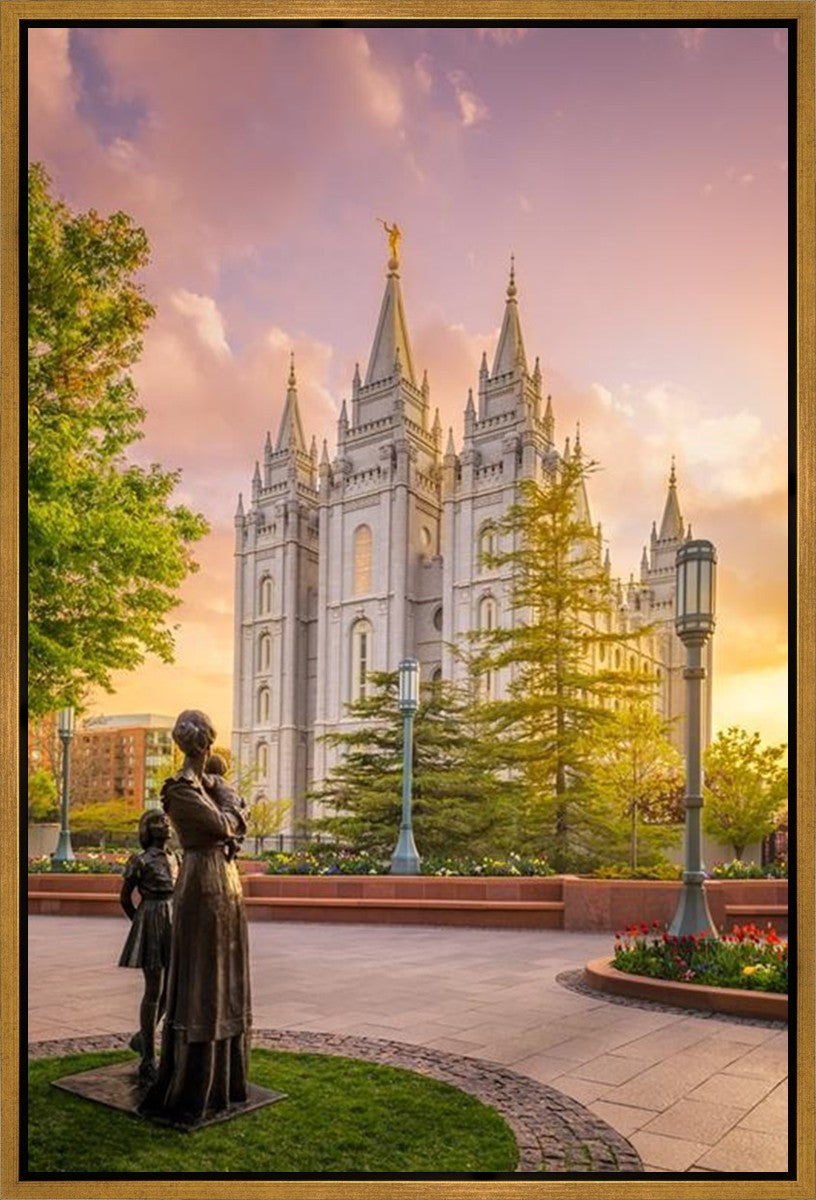 Salt Lake Maternal Reflection Gallery Wrap