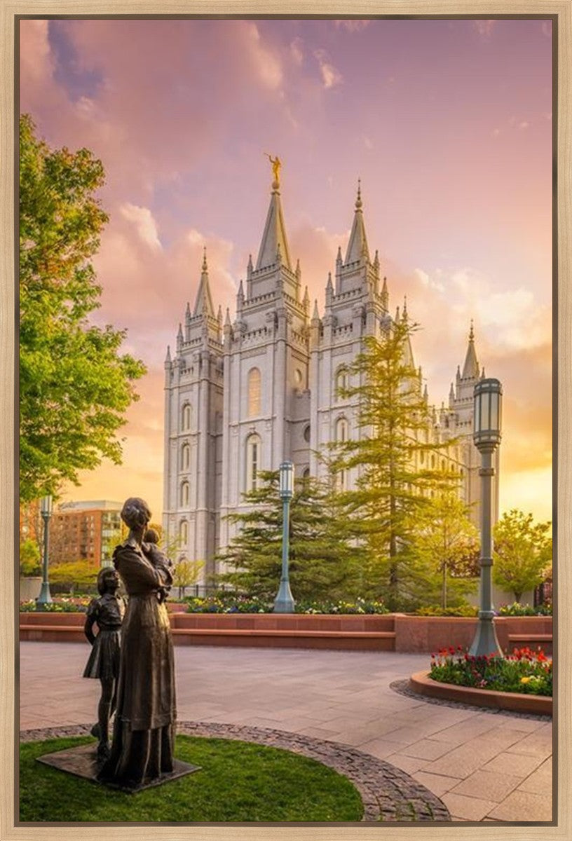 Salt Lake Maternal Reflection Gallery Wrap