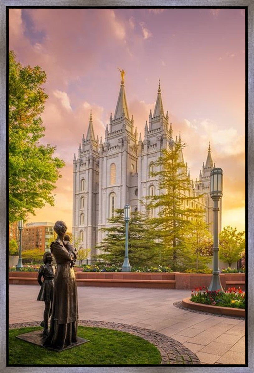 Salt Lake Maternal Reflection Gallery Wrap