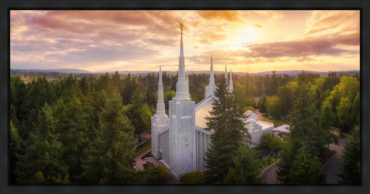 Portland From On High Gallery Wrap