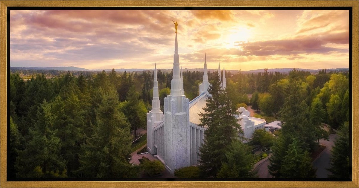 Portland From On High Gallery Wrap