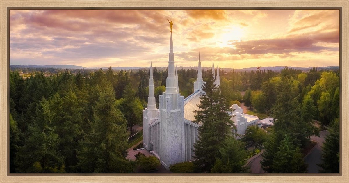 Portland From On High Gallery Wrap