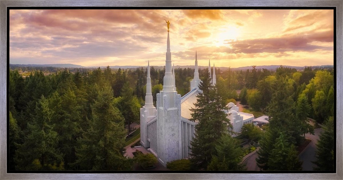 Portland From On High Gallery Wrap