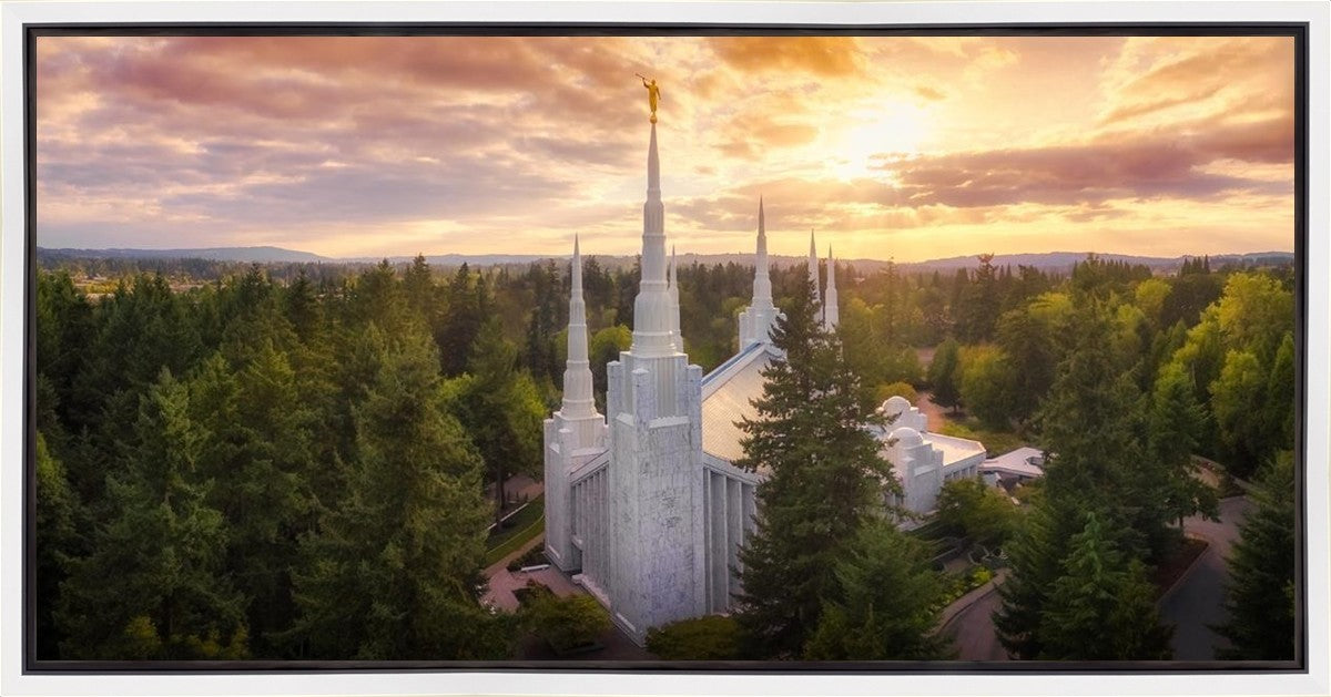 Portland From On High Gallery Wrap