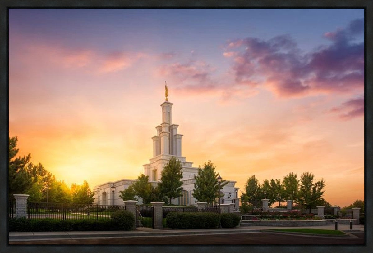 Columbia River Sunset Gallery Wrap