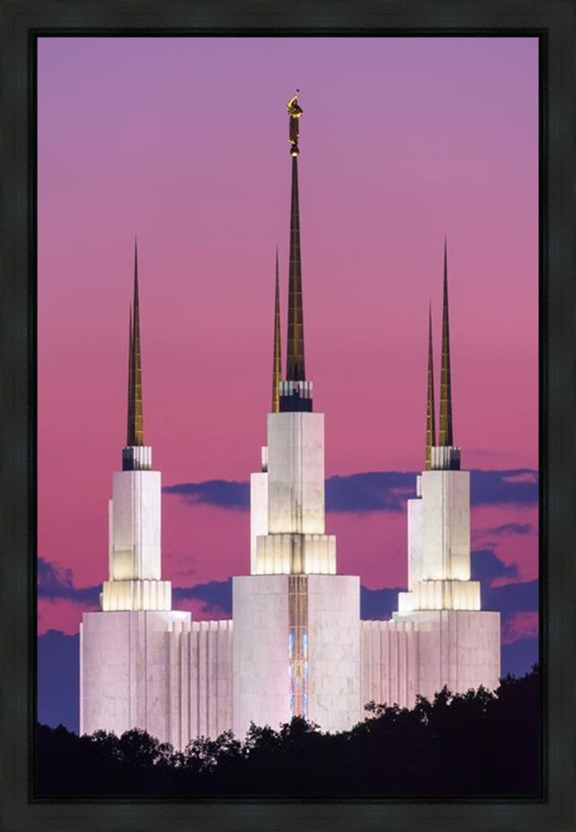 Washington DC Sunset Glow Gallery Wrap