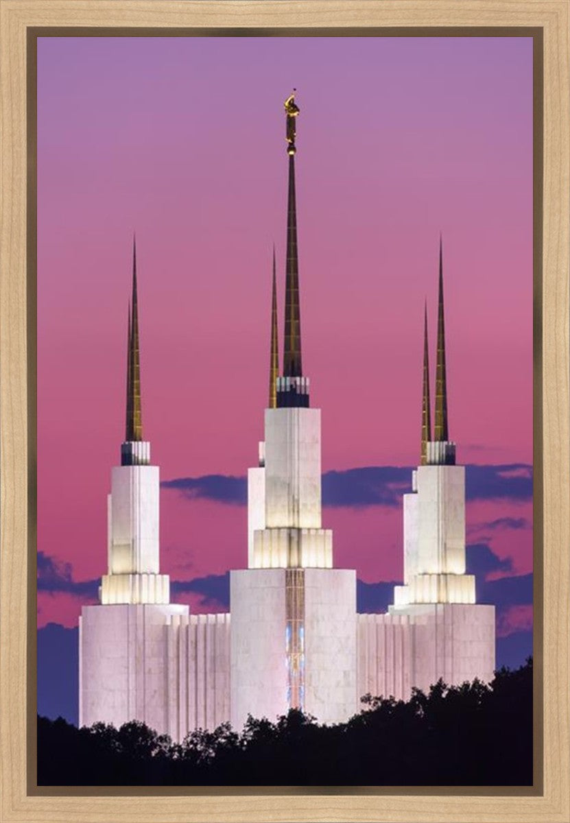 Washington DC Sunset Glow Gallery Wrap