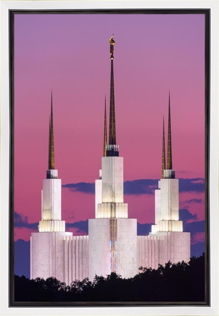 Washington DC Sunset Glow Gallery Wrap
