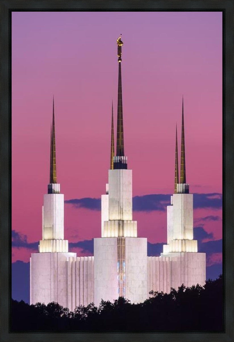 Washington DC Sunset Glow Gallery Wrap