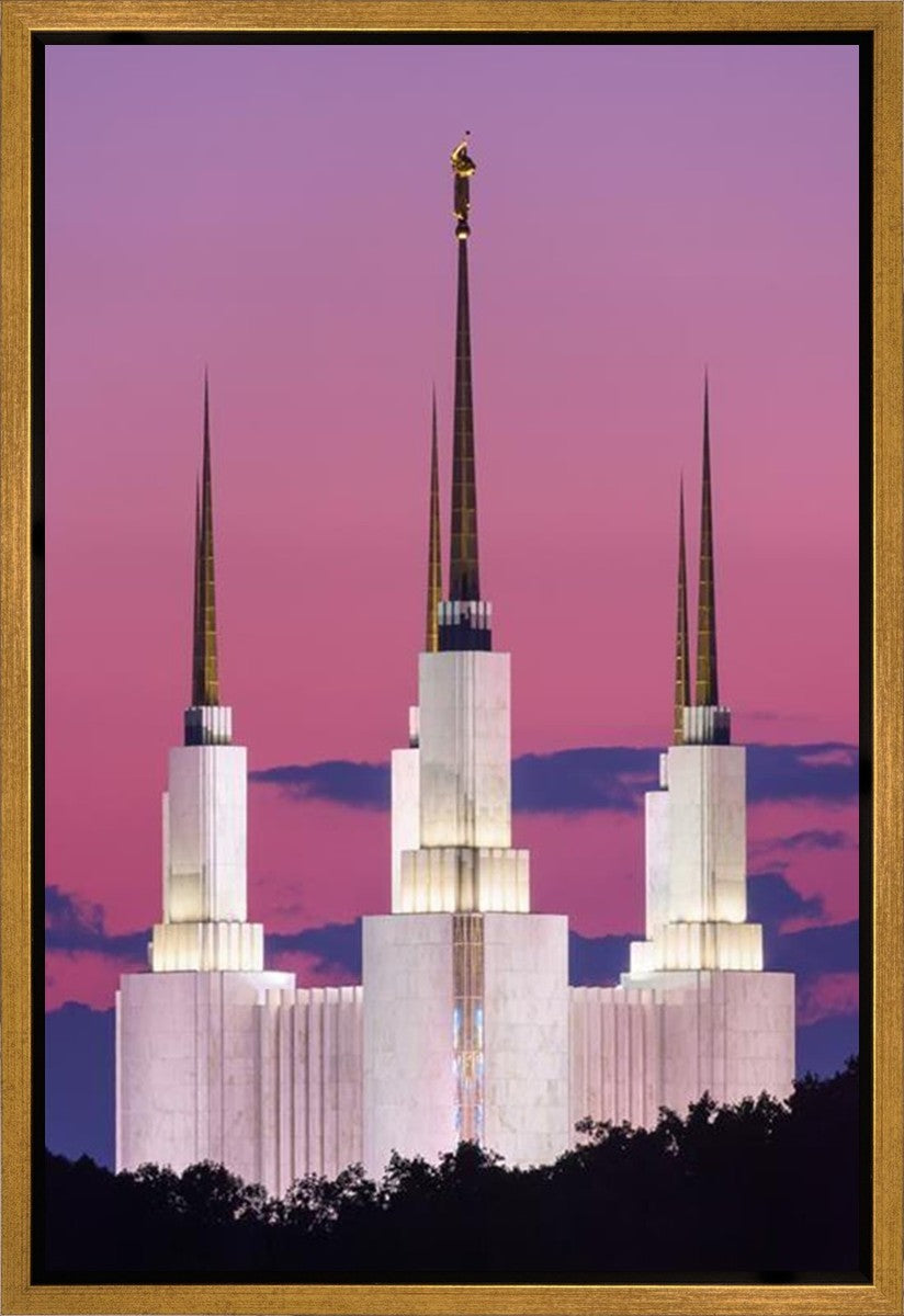 Washington DC Sunset Glow Gallery Wrap