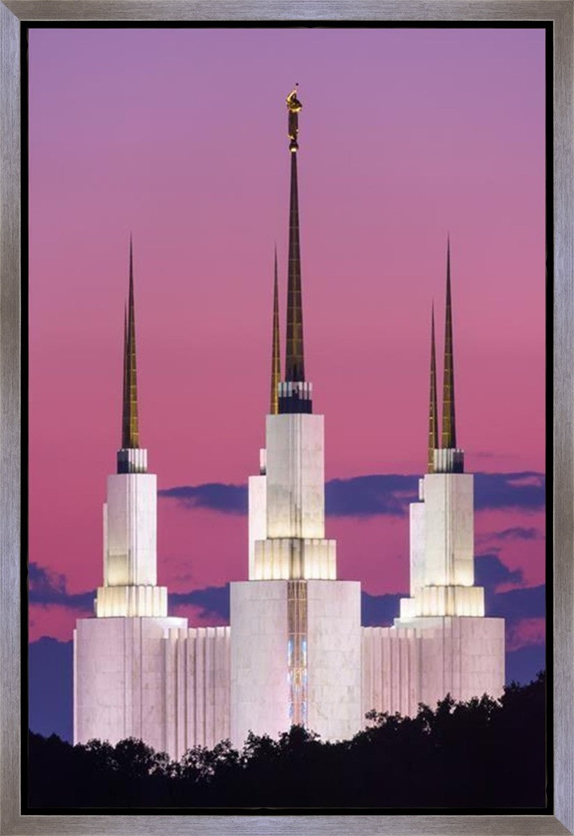 Washington DC Sunset Glow Gallery Wrap