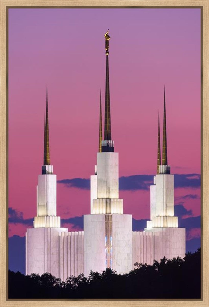 Washington DC Sunset Glow Gallery Wrap