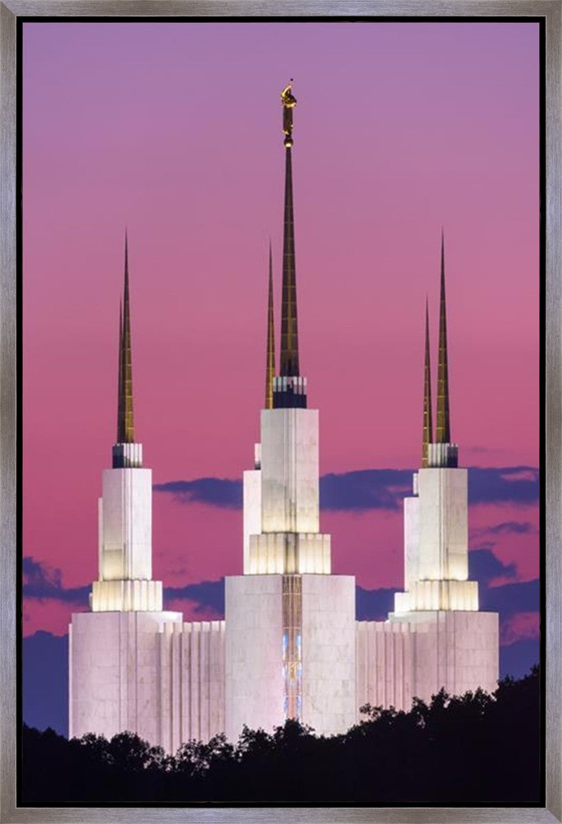 Washington DC Sunset Glow Gallery Wrap