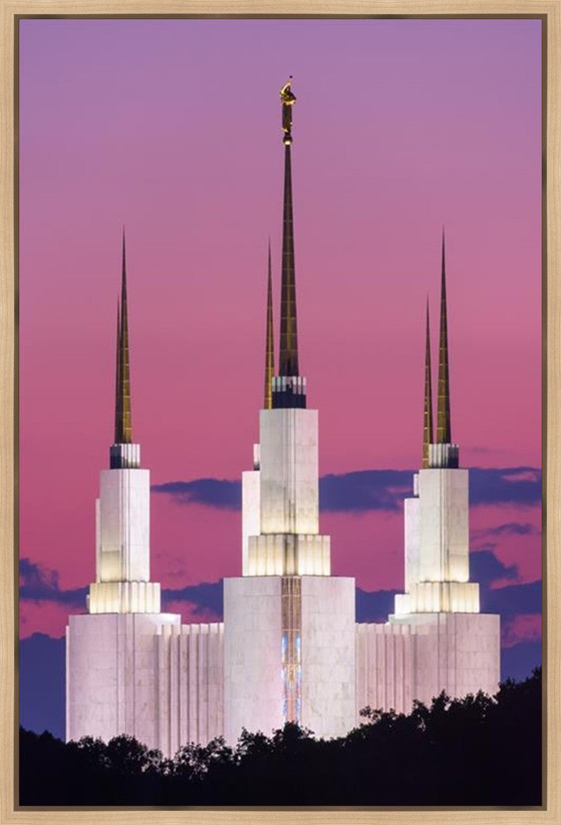 Washington DC Sunset Glow Gallery Wrap