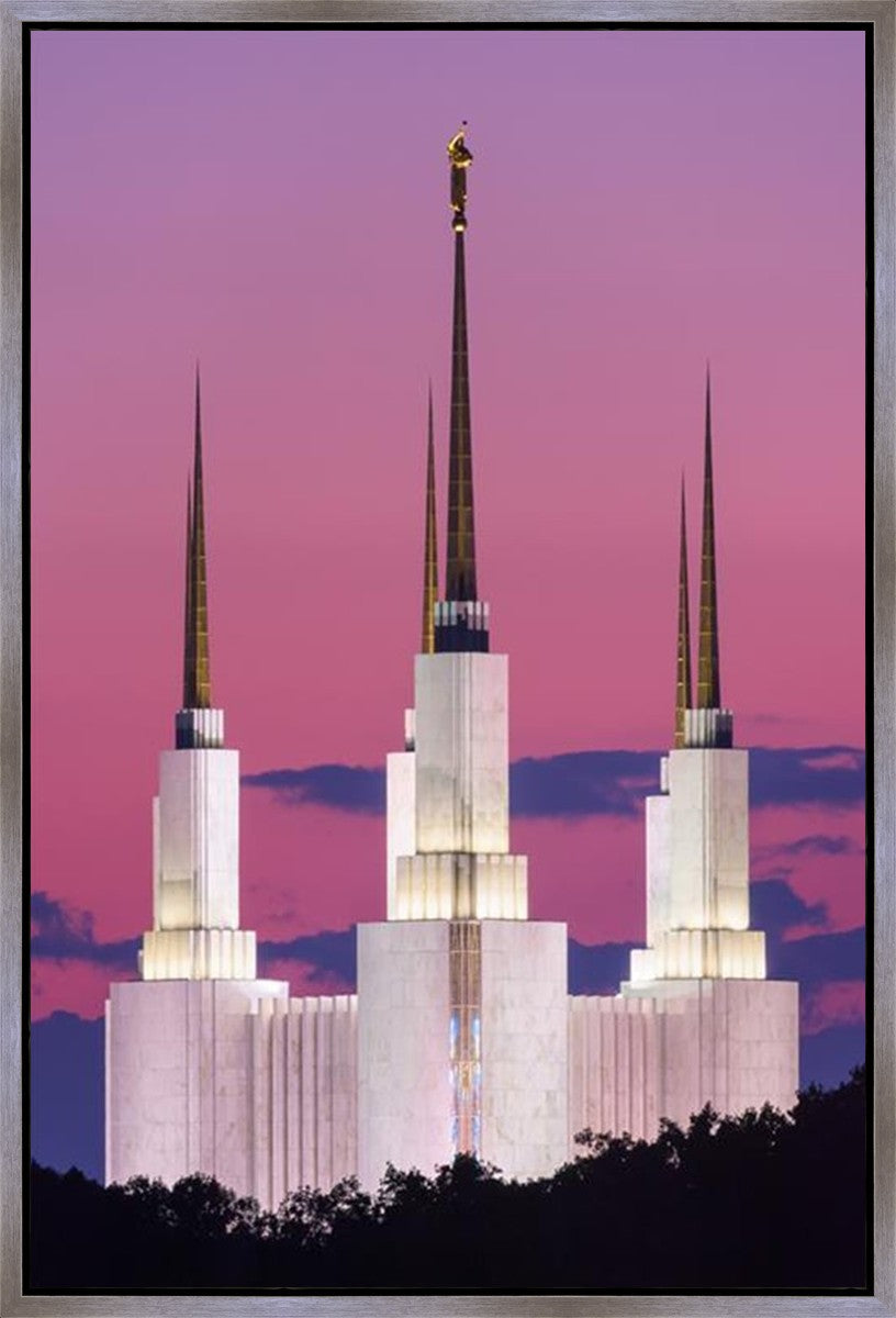 Washington DC Sunset Glow Gallery Wrap