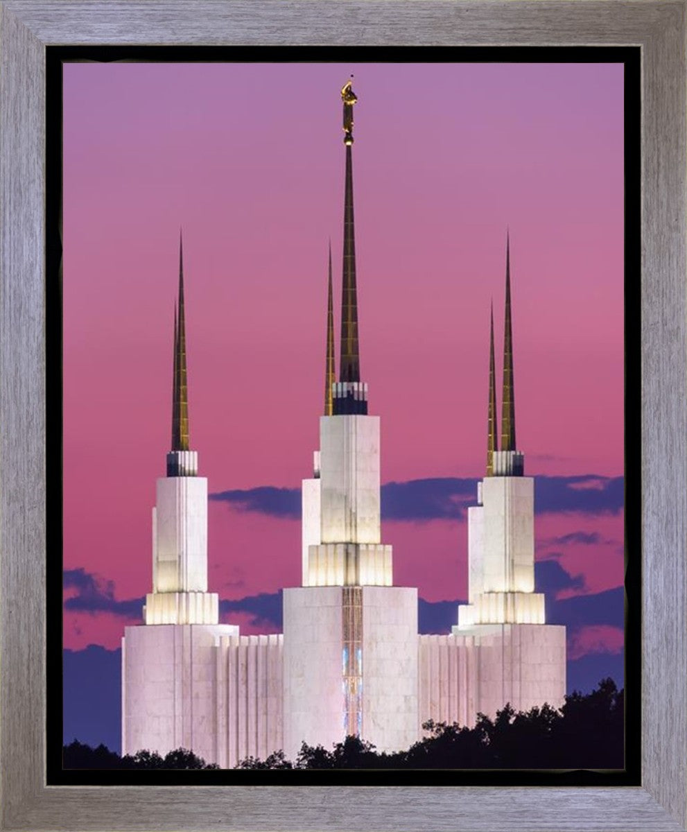 Washington DC Sunset Glow Gallery Wrap