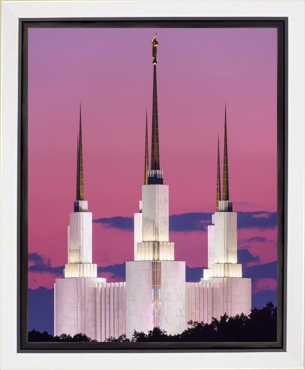 Washington DC Sunset Glow Gallery Wrap