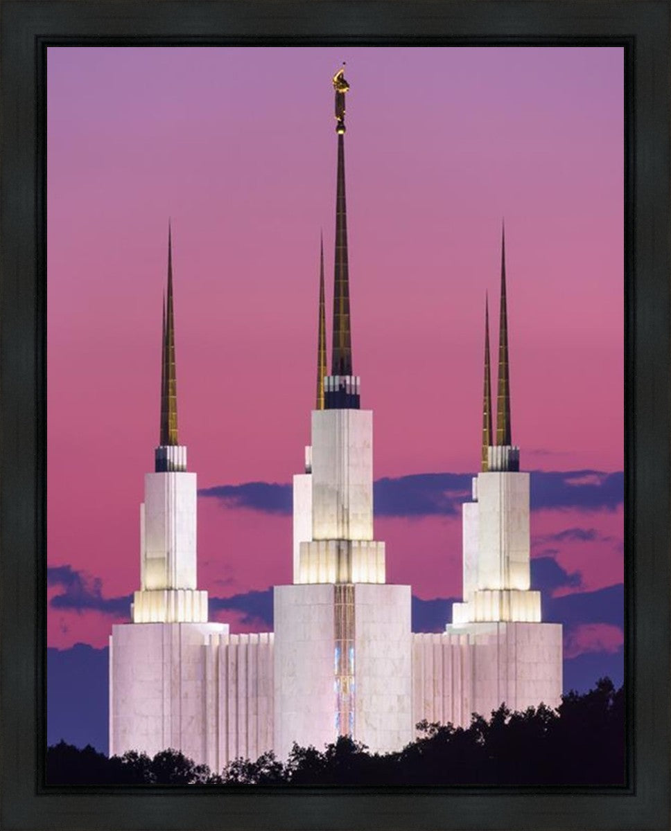 Washington DC Sunset Glow Gallery Wrap