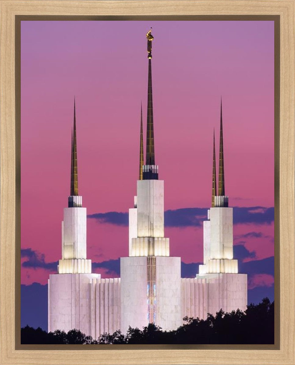 Washington DC Sunset Glow Gallery Wrap