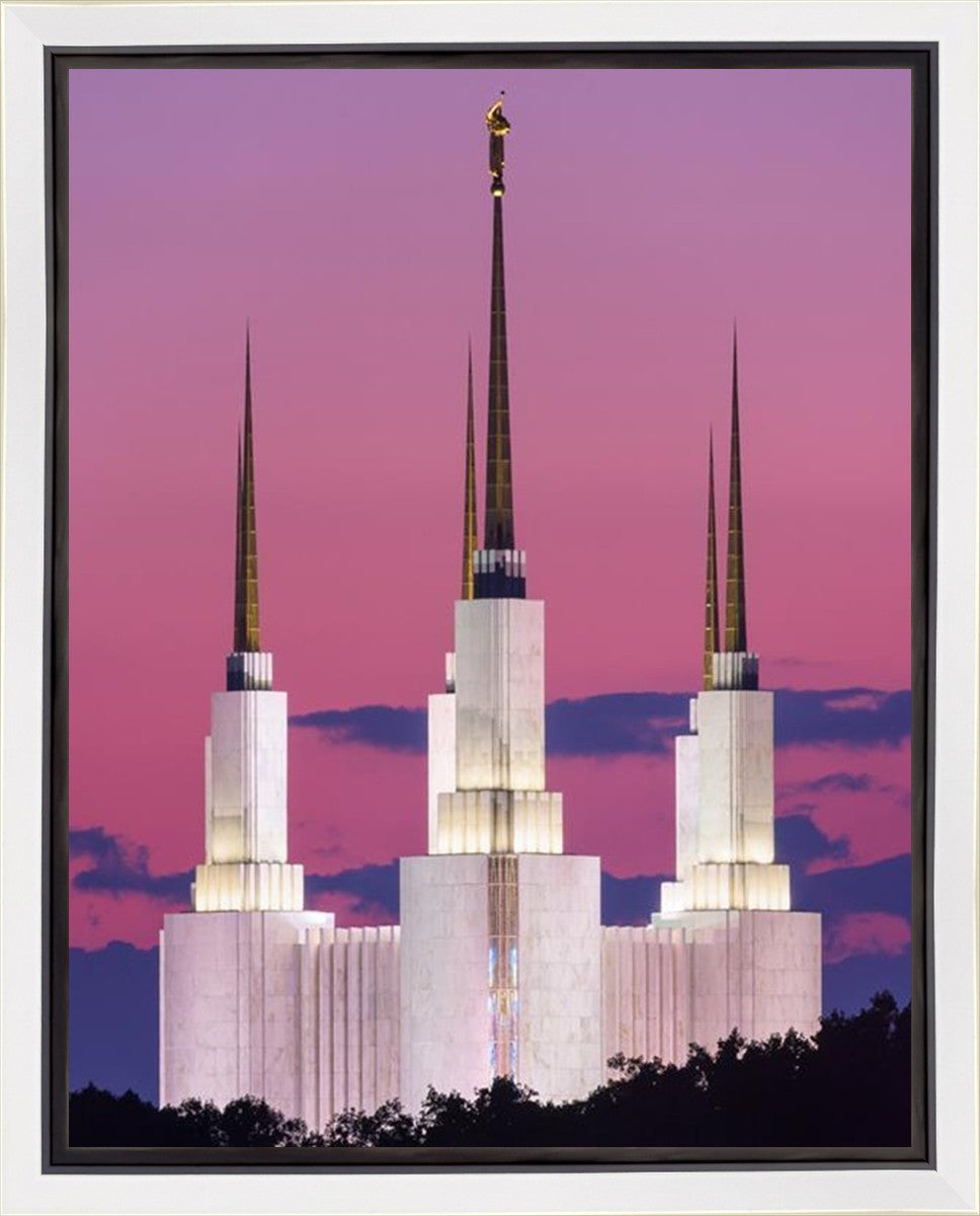 Washington DC Sunset Glow Gallery Wrap