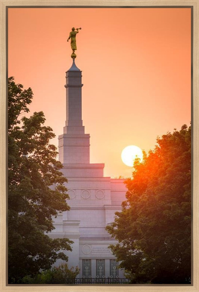 Spokane Sun Vertical Gallery Wrap