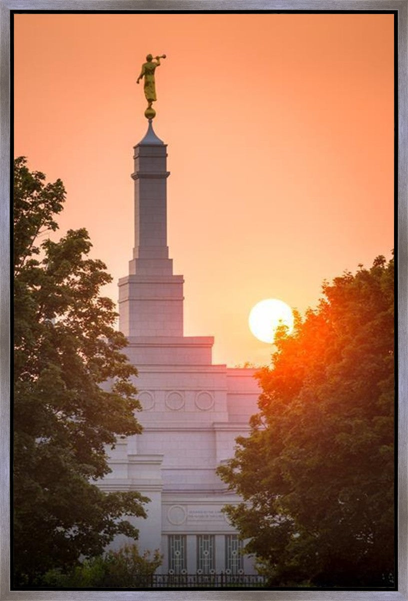 Spokane Sun Vertical Gallery Wrap