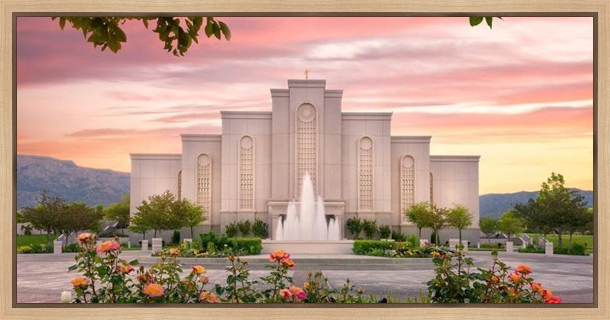 Albuquerque Morning Rose Gallery Wrap