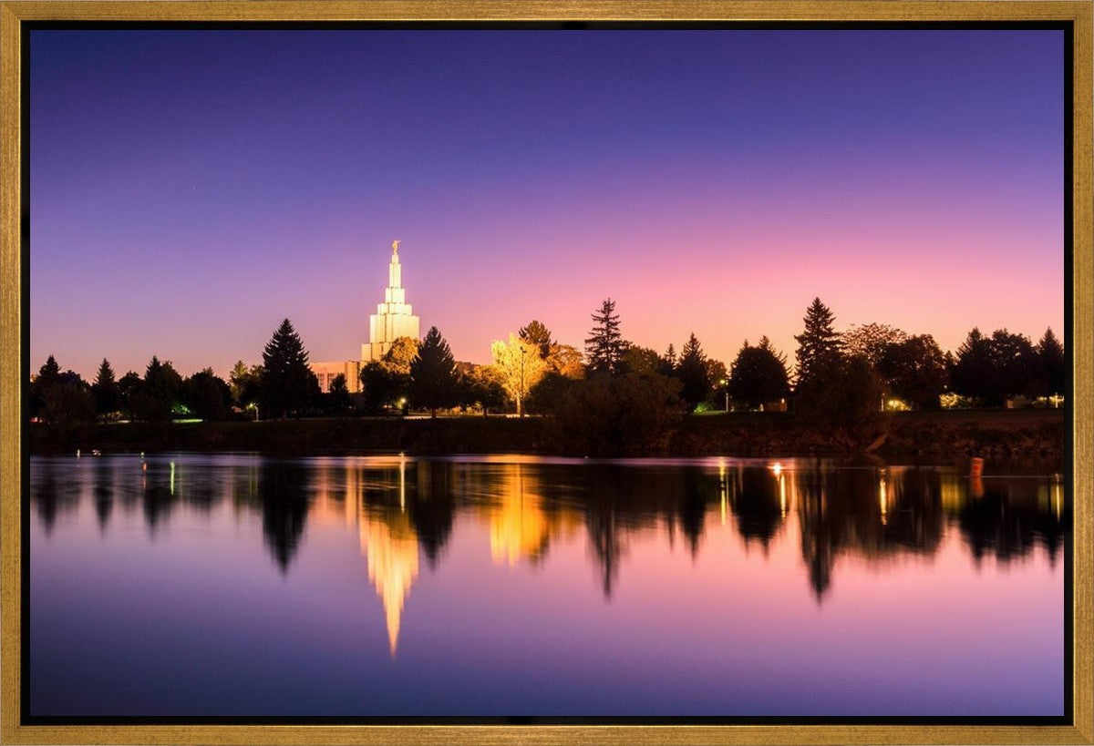 Idaho Falls Snake River Reflection