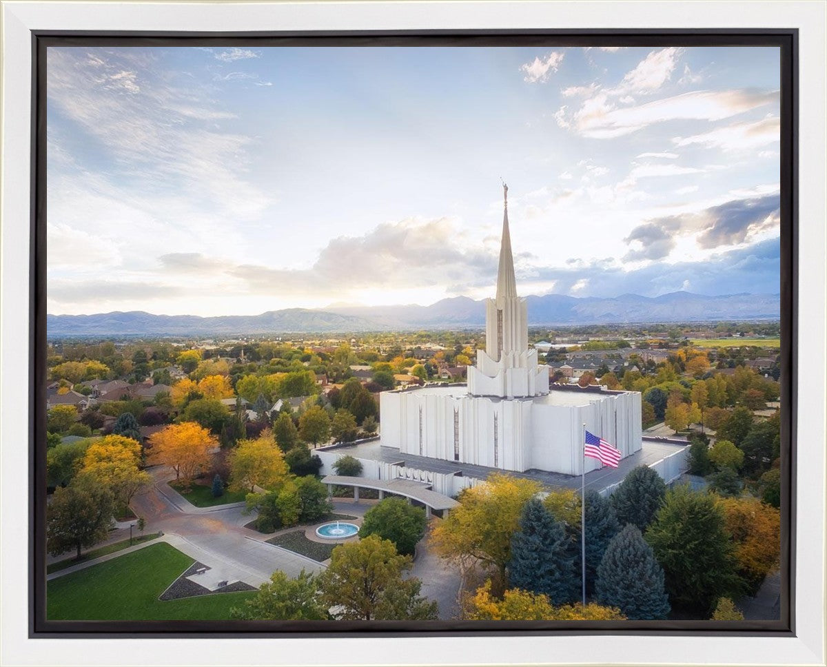 Jordan River Dayglow Aerial
