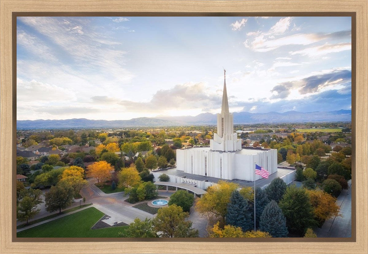 Jordan River Dayglow Aerial