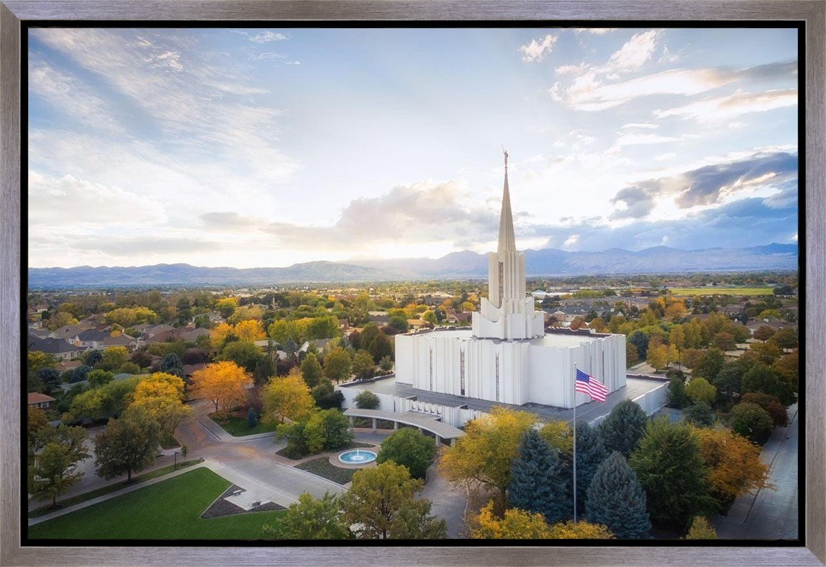 Jordan River Dayglow Aerial