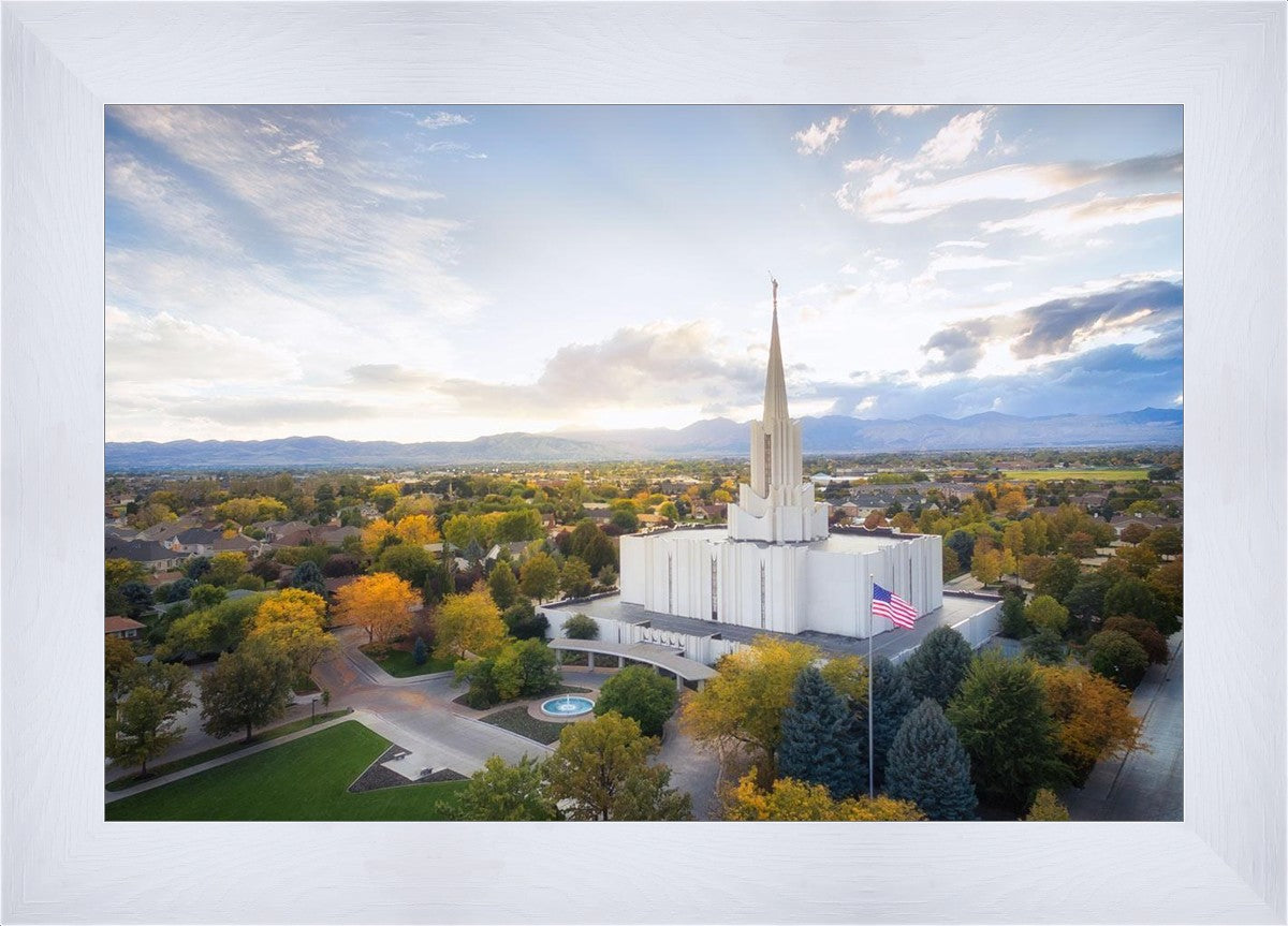 Jordan River Dayglow Aerial