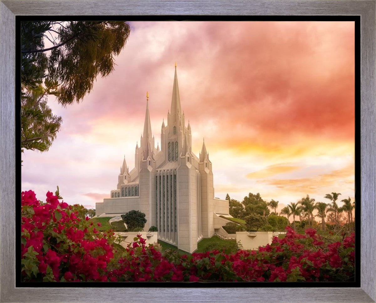 San Diego Flowers Gallery Wrap