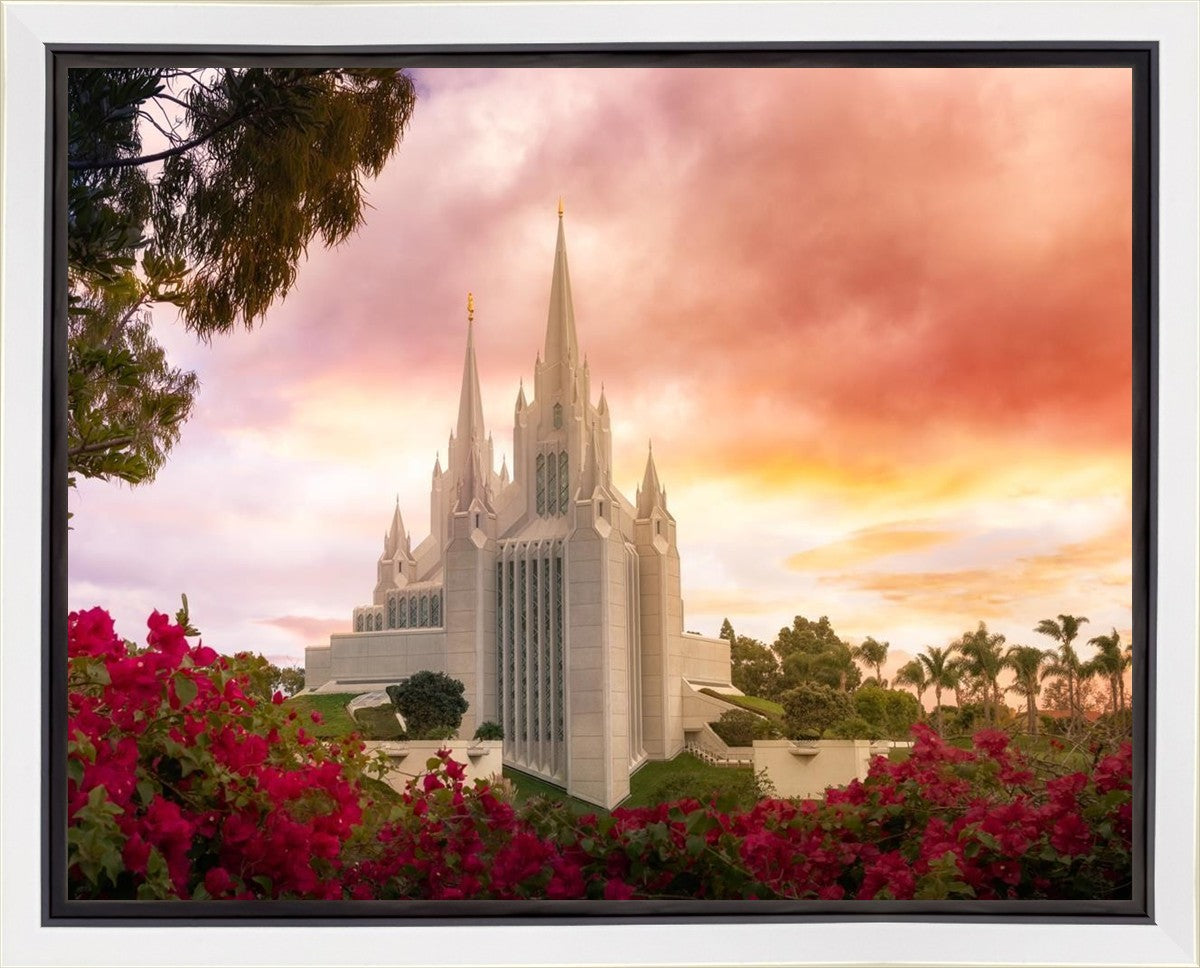 San Diego Flowers Gallery Wrap