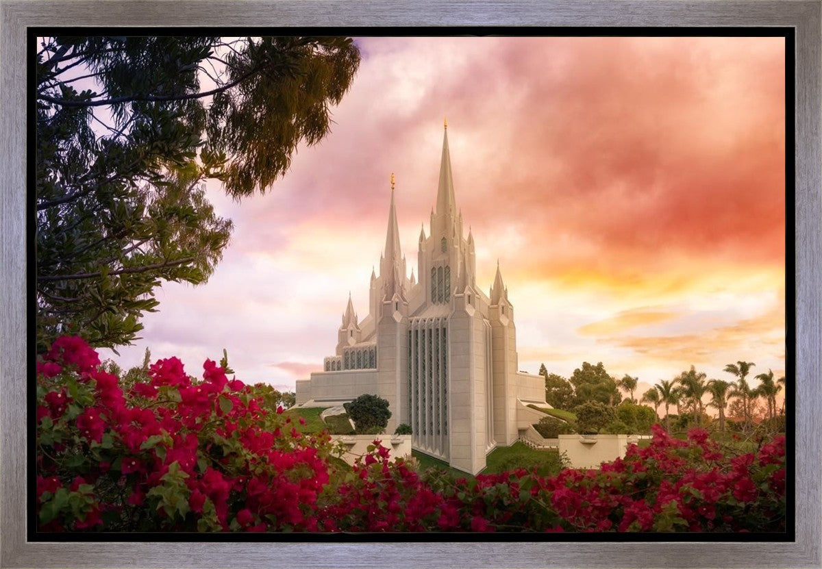 San Diego Flowers Gallery Wrap