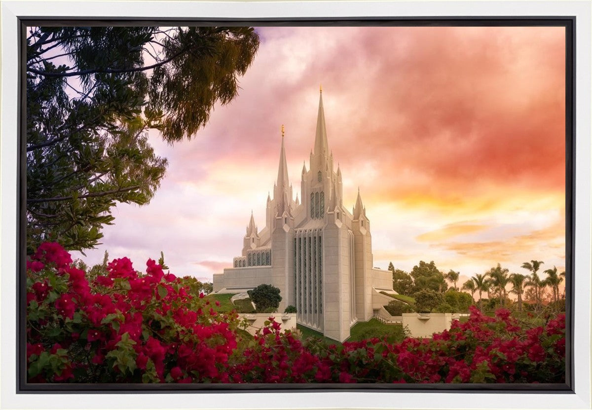 San Diego Flowers Gallery Wrap