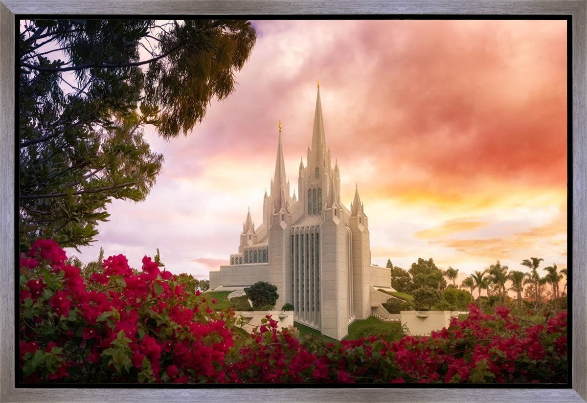 San Diego Flowers Gallery Wrap