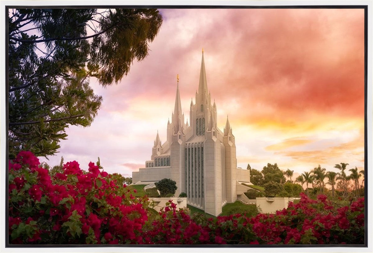 San Diego Flowers Gallery Wrap